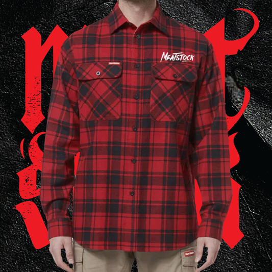 Hard Yakka Flannel Shirt - Red