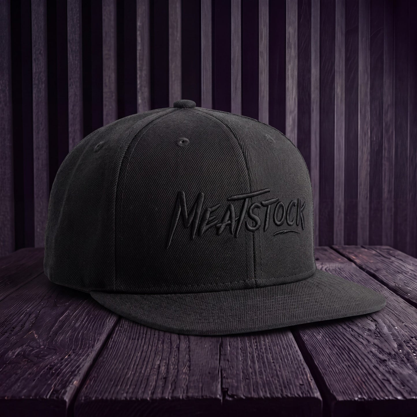 Meatstock Cap - Snapback Black