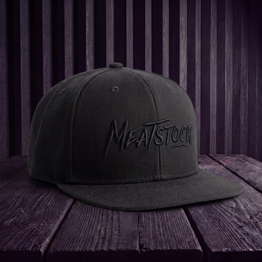 Meatstock Cap - Snapback Black