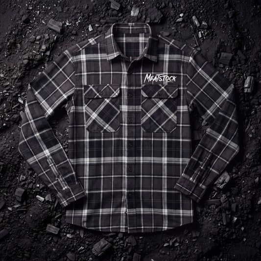 Hard Yakka Flannel Shirt - Charcoal