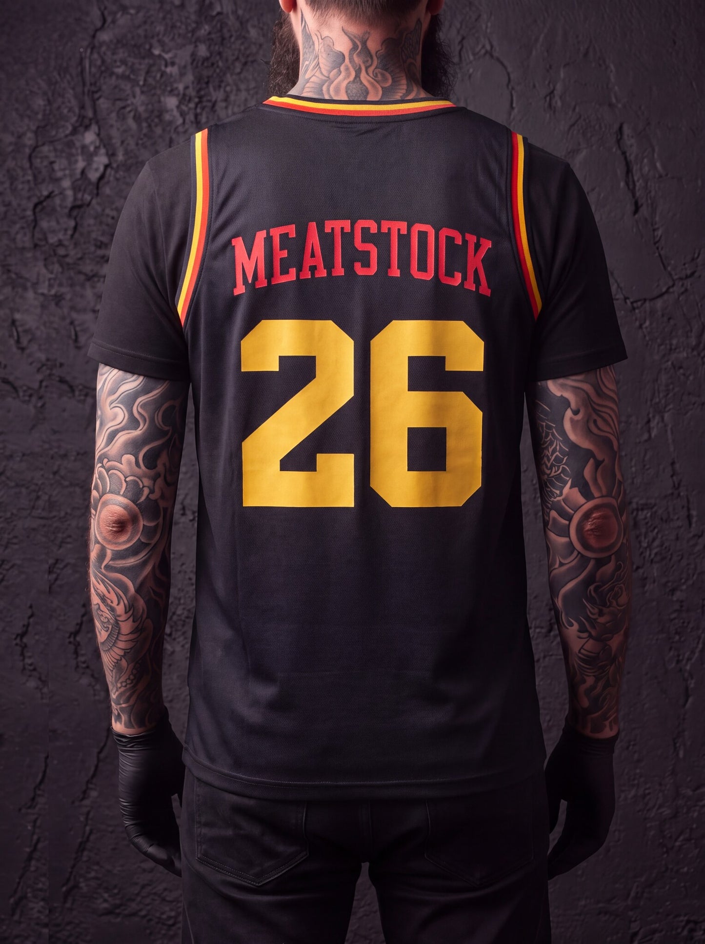 Meatstock Basketball Jersey detail 2