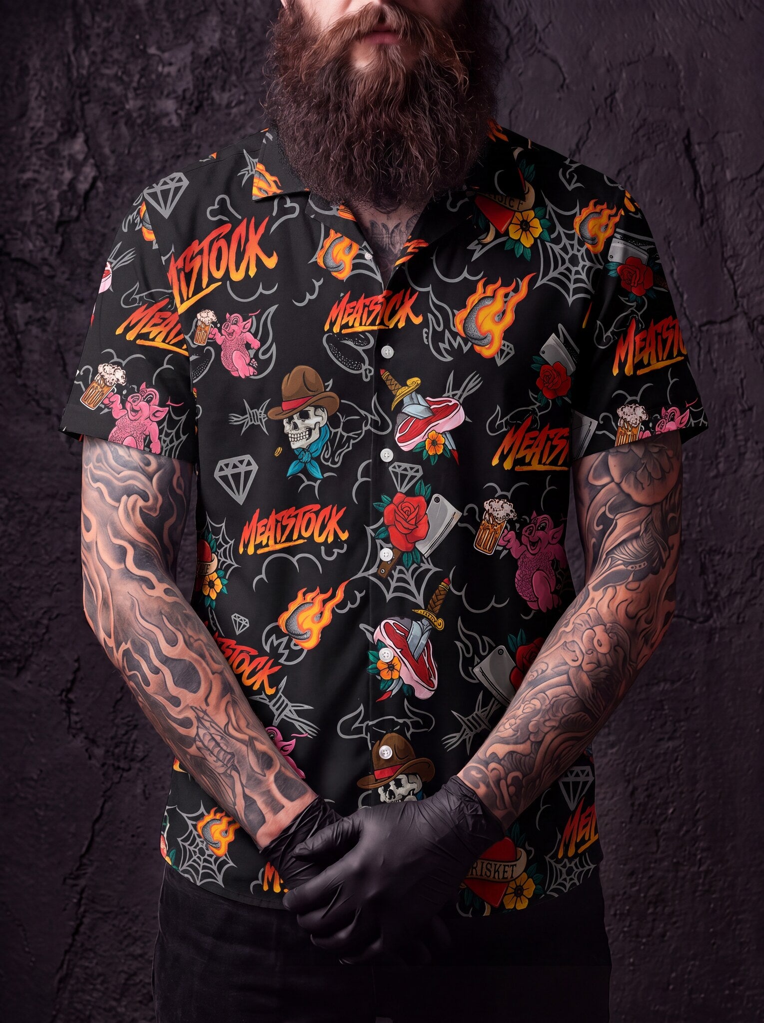 Meatstock Party Shirt detail